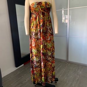 Strapless maxi Dress